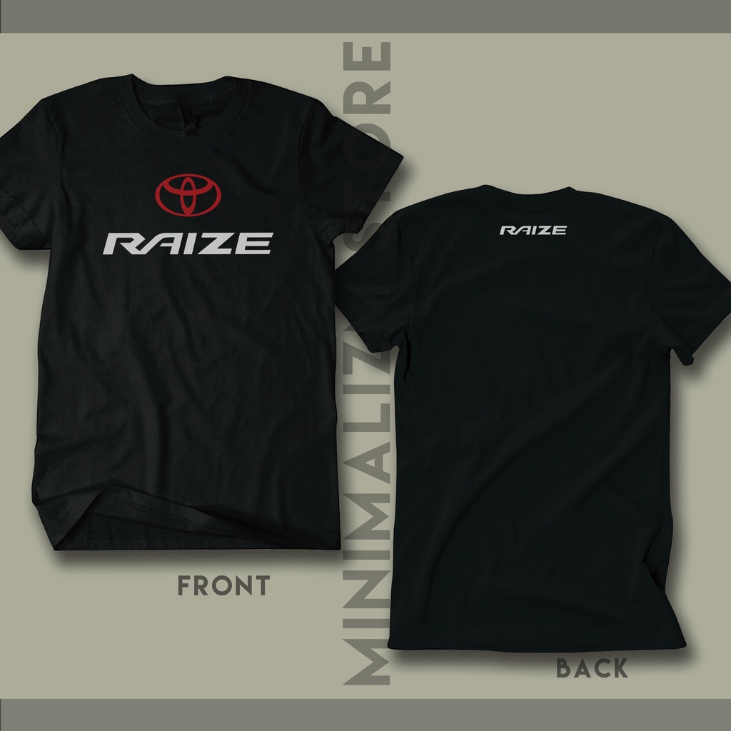 Kaos Toyota Raize Premium Baju Mobil Pria