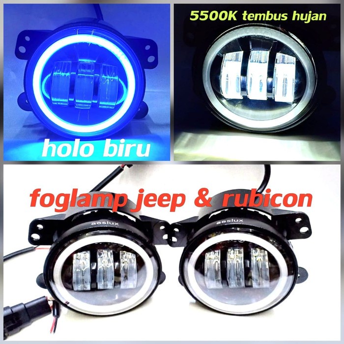 FOG LAMP MOBIL LAMPU KABUT SOROT LED VARIASI JEEP CINCIN 4" 30 W A108