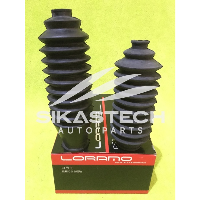 SET KARET LONG TIE ROD POWER STEERING RACK END BOOT RAK STIR STEER SEPASANG KANAN & KIRI TOYOTA STAR