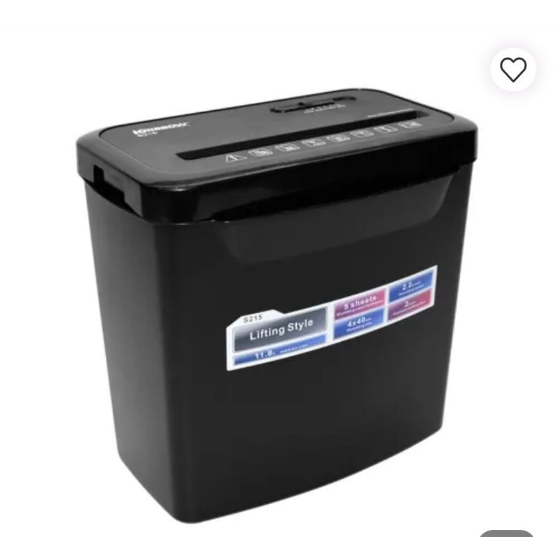 papper shredder krisbow mesin penghancur kertas dokumen KRISBOW S215