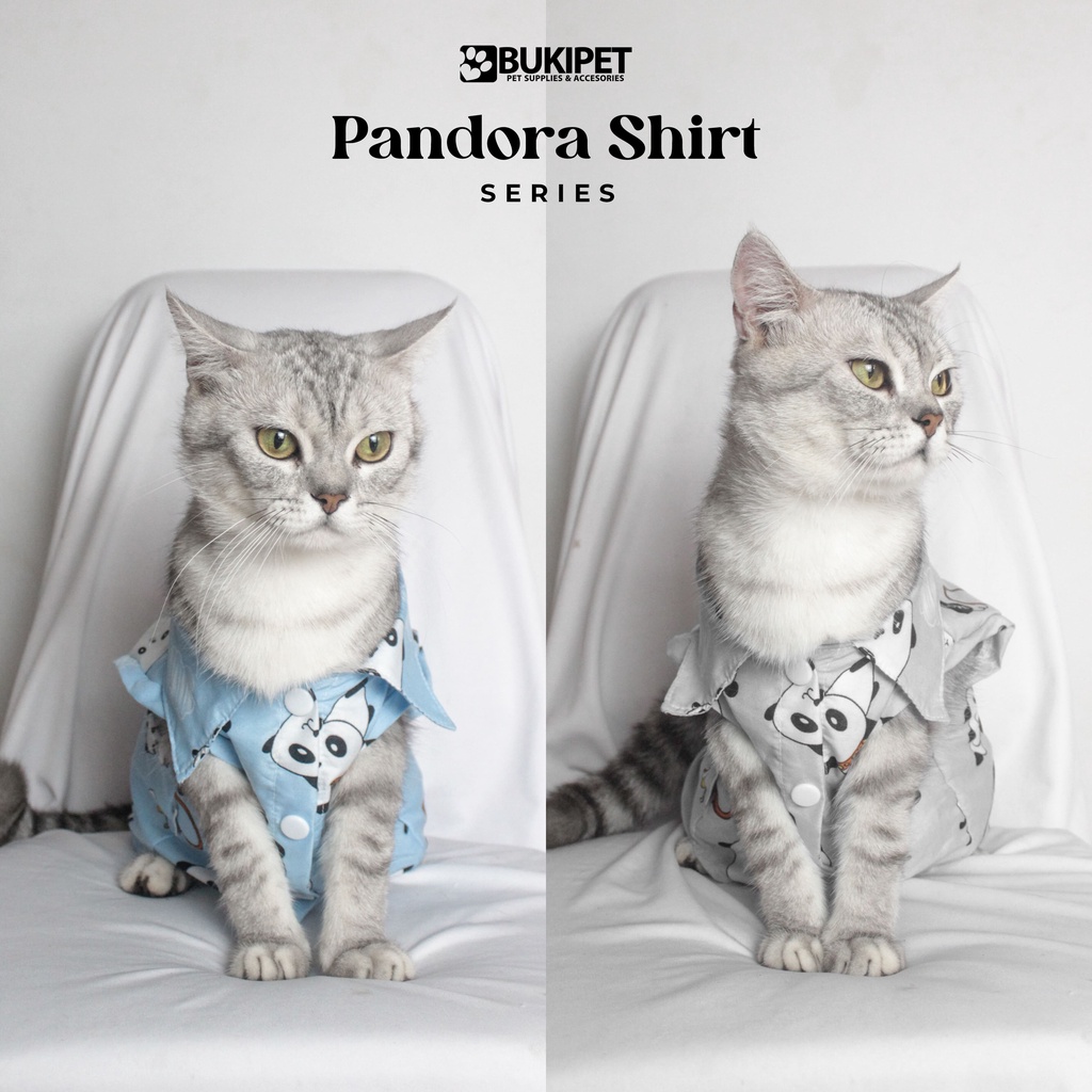 baju kucing anjing kelinci monyet lucu aksesoris hewan kecil - PANDORA SHIRT