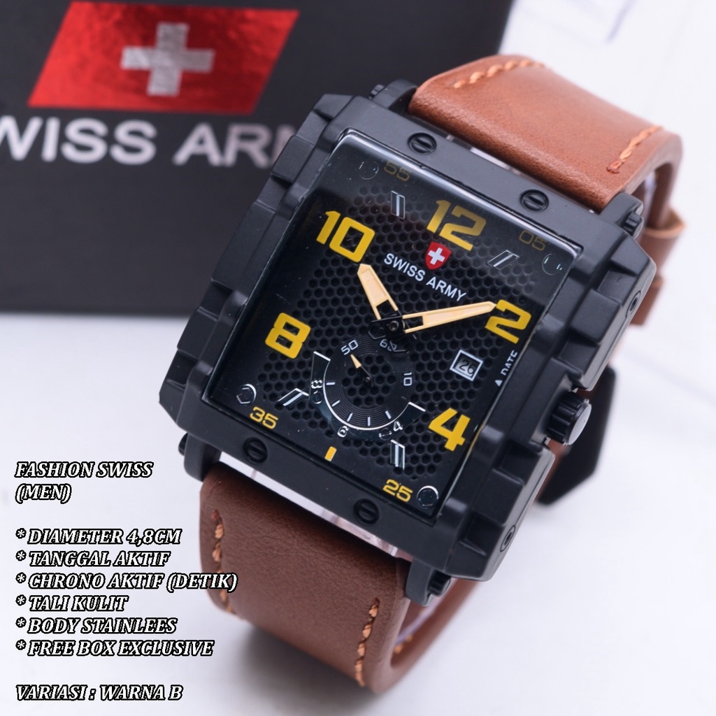 (FREE BOX) JAM TANGAN PRIA FASHION HB0191