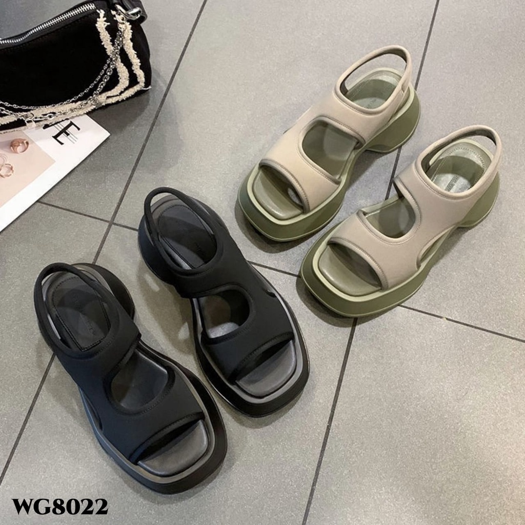WYN WEDGES SANDALS FASHION KOREA MODEL SANTAI COCOK BUAT JALAN2 WG8022
