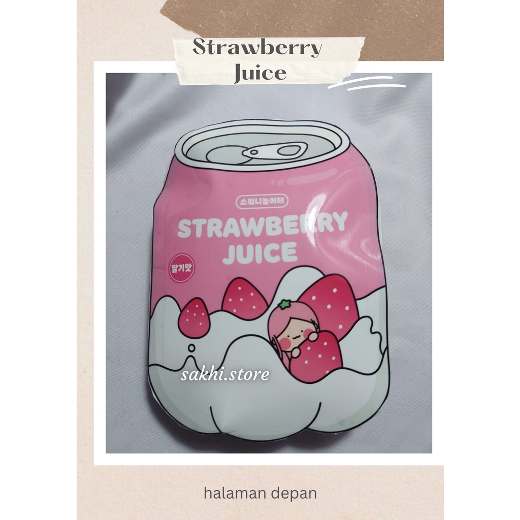 Squishy Book STRAWBERRY JUICE