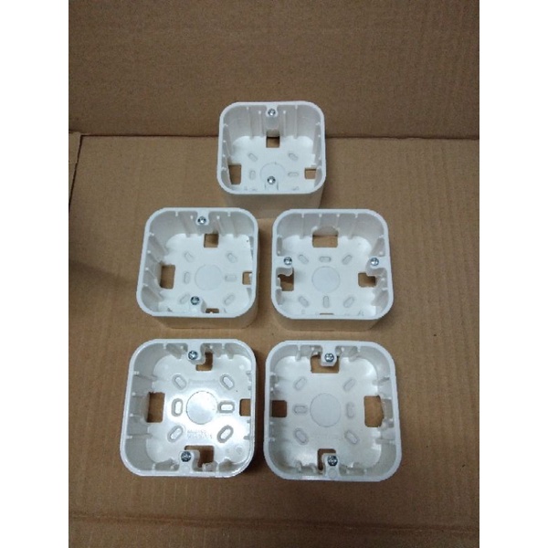 5 pcs outbow dos box saklar panasonic putih