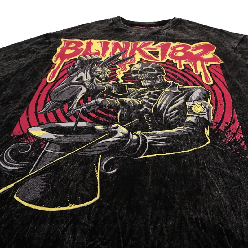 TSHIRT VINTAGE OVERSIZE BLINK-182 WASHING