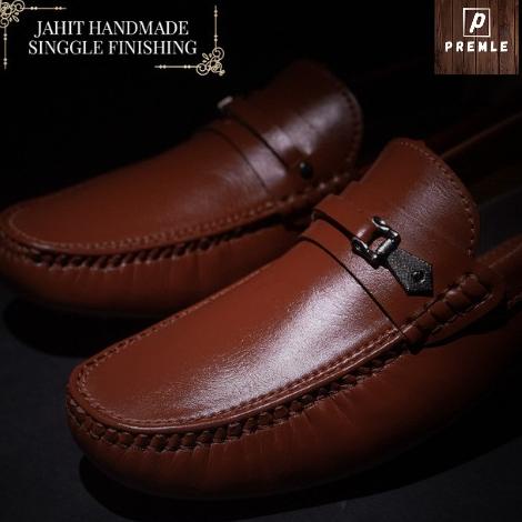 PALING BAGUS Sepatu Kulit Pria Casual Original Slip On Sepatu Kerja Pria Formal Pantofel Anti Slip T