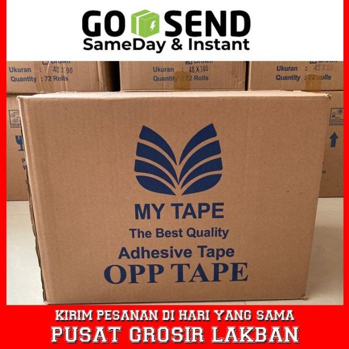 

lakban bening/coklat 48mm x 90 yard setara daimaru