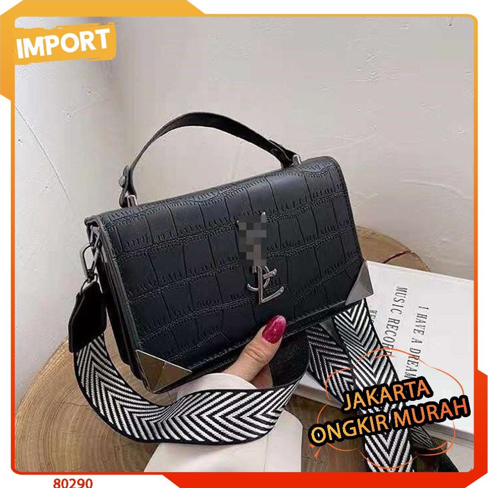 JAKARTA A 80290 TAS SELEMPANG WANITA BRANDED GROSIR IMPORT KOREA