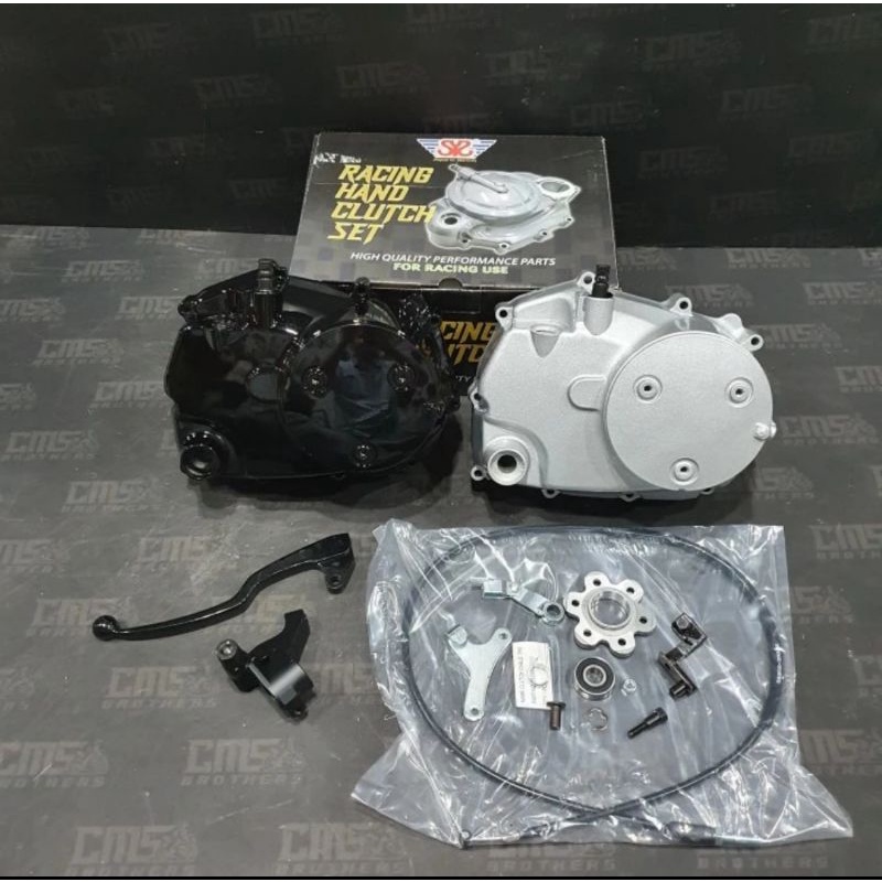 Bak Kopling Klos Sys Malaysia Supra X 125 Kharisma Karisma Ori Setwarna hitam dan silver