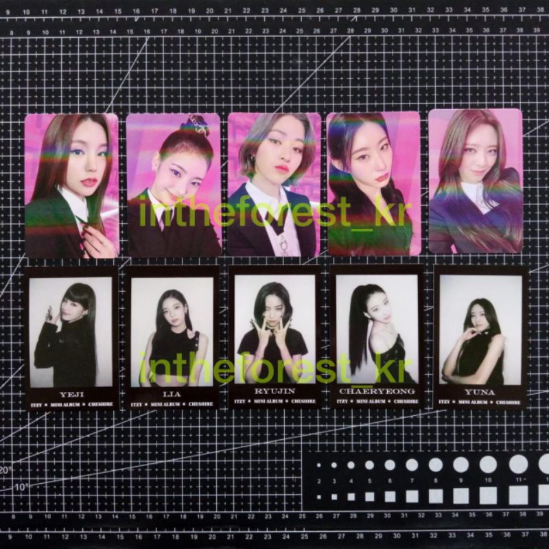 PC / PHOTOCARD ITZY CHESHIRE BENEFIT POB SOUNDWAVE (RYUJIN YEJI LIA CHAERYEONG YUNA)
