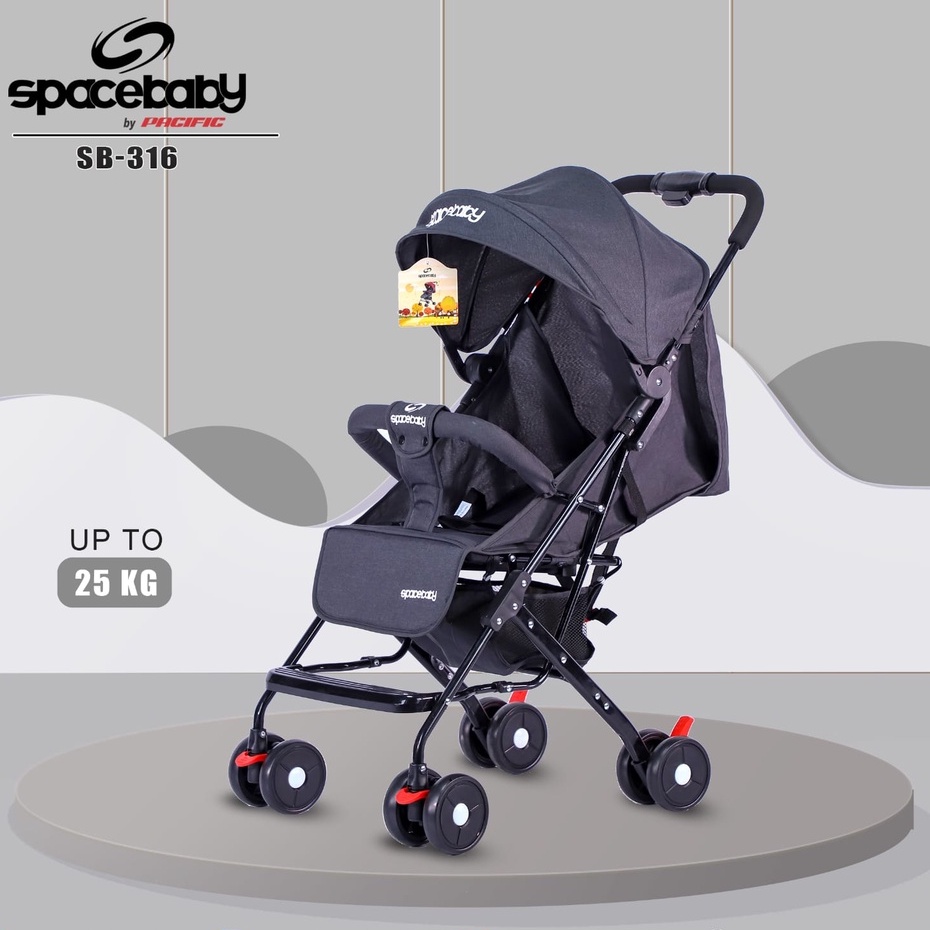 Baby stroller spacebaby SB 315 316 cabin size bisa dilipat alat bantu bawa anak bayi balita space baby kereta dorong anak bayi balita SB315 SB316