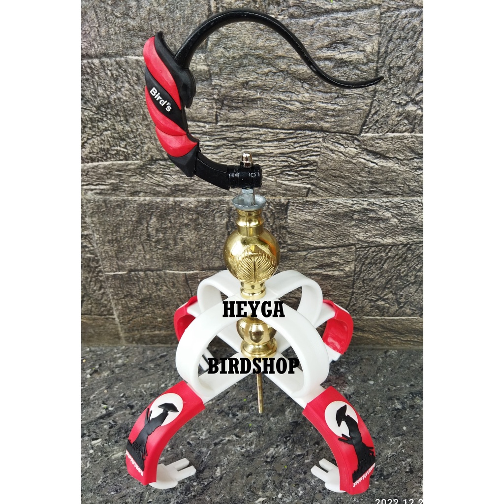 TERMURAH Full Set Cakram/Mahkota Sangkar Burung Murai Lengkap dengan Gantungan Sangkar + Pion GOLD G