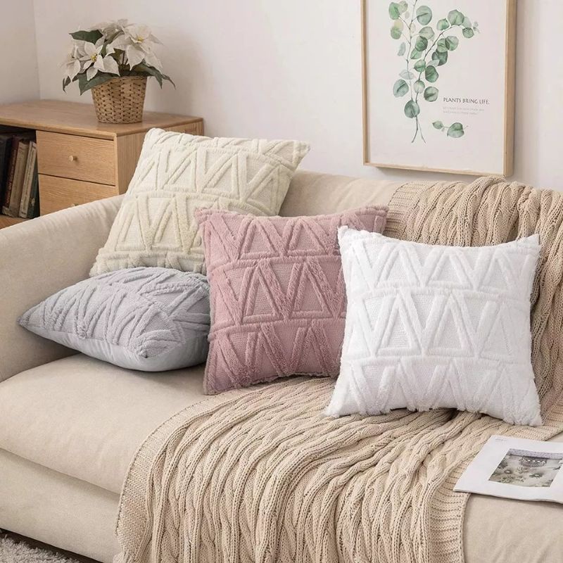 SARUNG BANTAL SOFA 45X45 CM BULU TIMBUL EROPA STYLE PQ