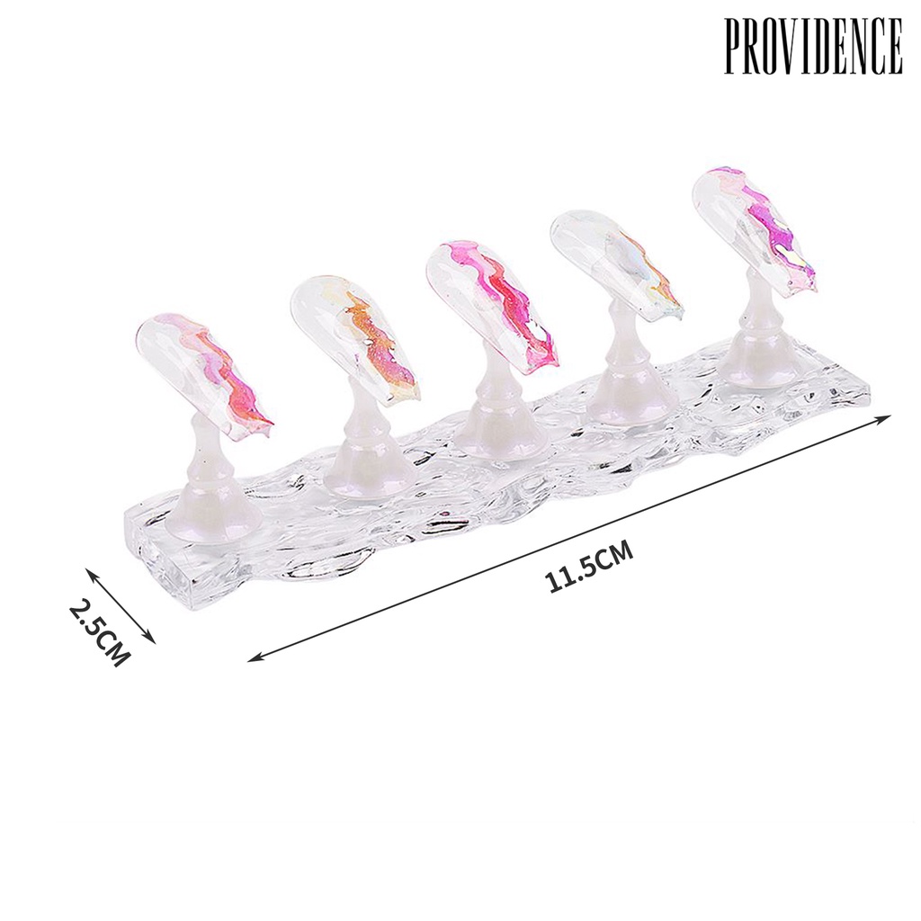 Providence Stand Praktek Kuku Dasar ic Kecil Praktek Kuku Ergonomis Plastik Nail Art Praktek Pajangan Stand Perlengkapan Manicure