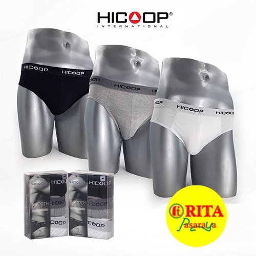 Hicoop CD FG- HBKL- SC302 ( M-XL ) ISI 3 / Celana Dalam Pria / Pakaian Dalam Pria/ Underwear Pria / 