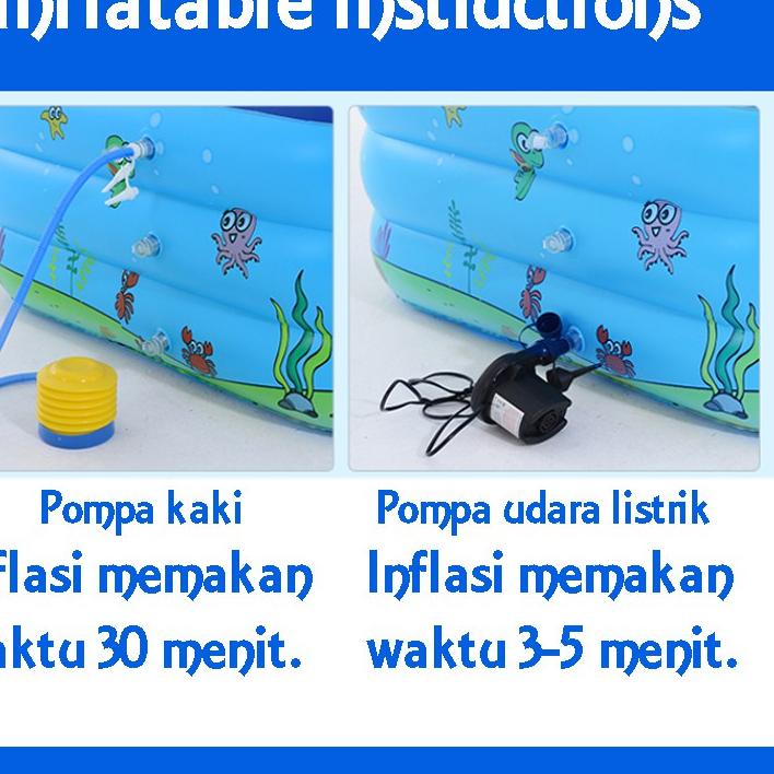 [KD8]Kolam renang/kolam renang anak jumbo/plastik/kolem renang anak anak karet/panjangnya 120cm-160c