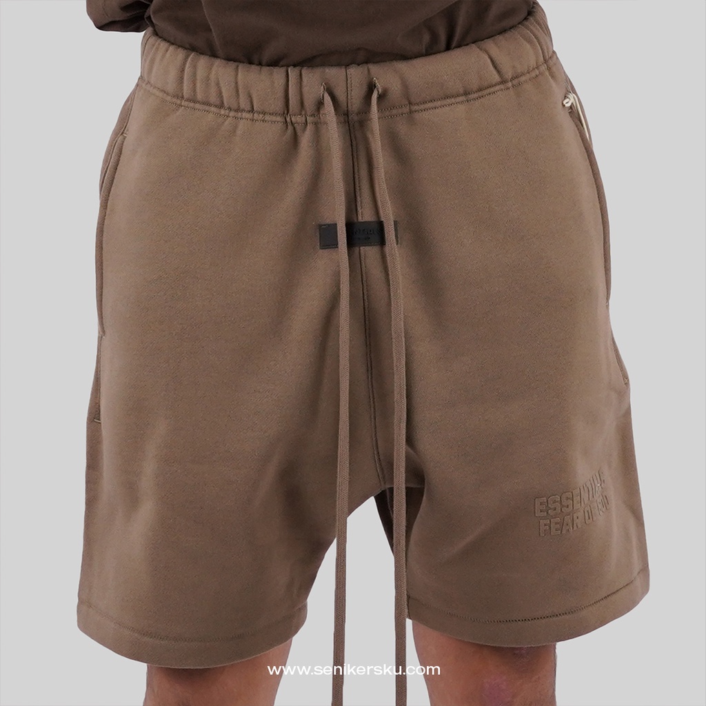 Essentials FOG Sweat Shorts Wood Brown FW22