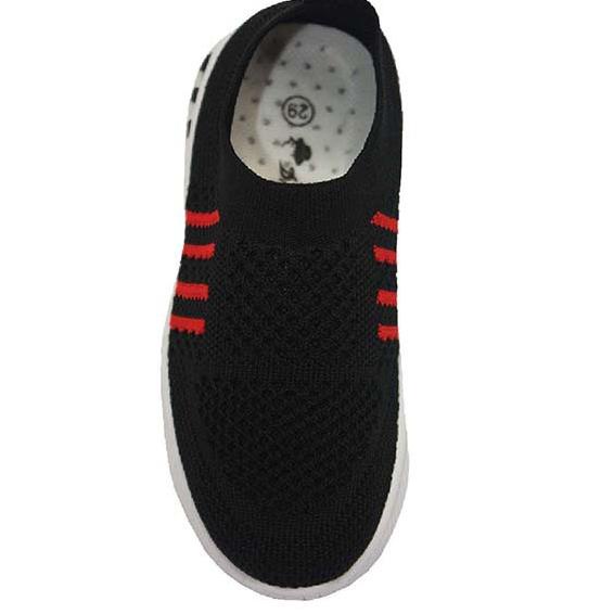PKM.11De22d • Dr. Kevin Kids Sepatu Sneakers  anak 389-015 (27-31) -Hitam dan Merah (2 warna)