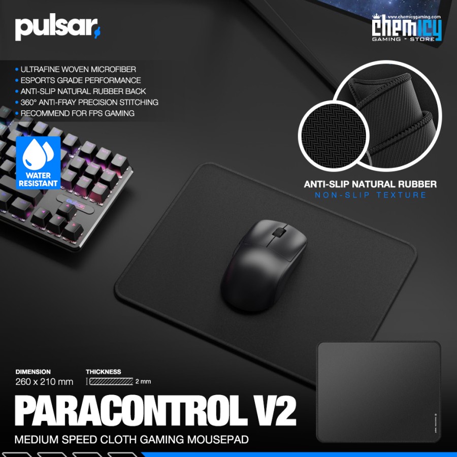 Pulsar ParaControl V2 Small Cloth Gaming Mousepad