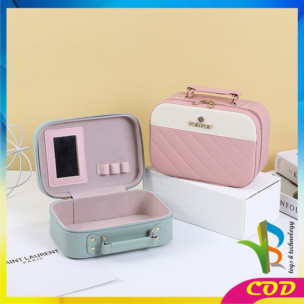 MI-K112 Tas Kosmetik Wanita 2IN1 Cosmetic Pouch / Tas Penyimpanan Pouch Makeup Organizer / Tas Travel Bag Pouch Travelling Organizer