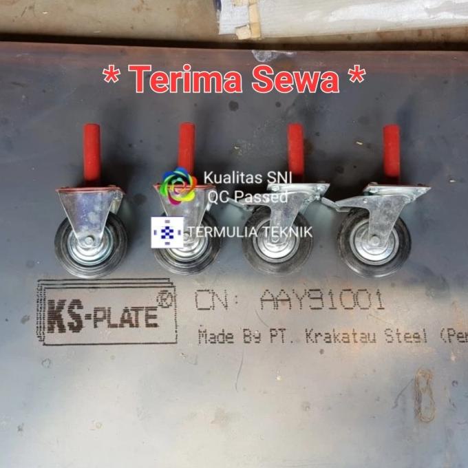 Roda Scaffolding 1 Set, Steger, Perancah, Stager, Castor