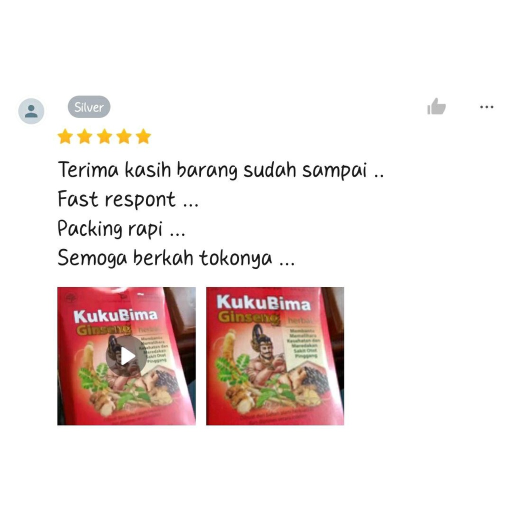 Sido Muncul Jamu Kuku Bima Ginseng 10's - Meningkatkan Kesehatan Pria