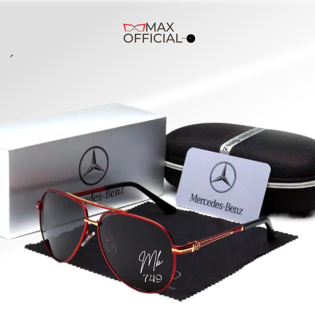COD Bayar ditempat Kacamata Sunglass Mersedes benz Original Polarized Anti UV 749