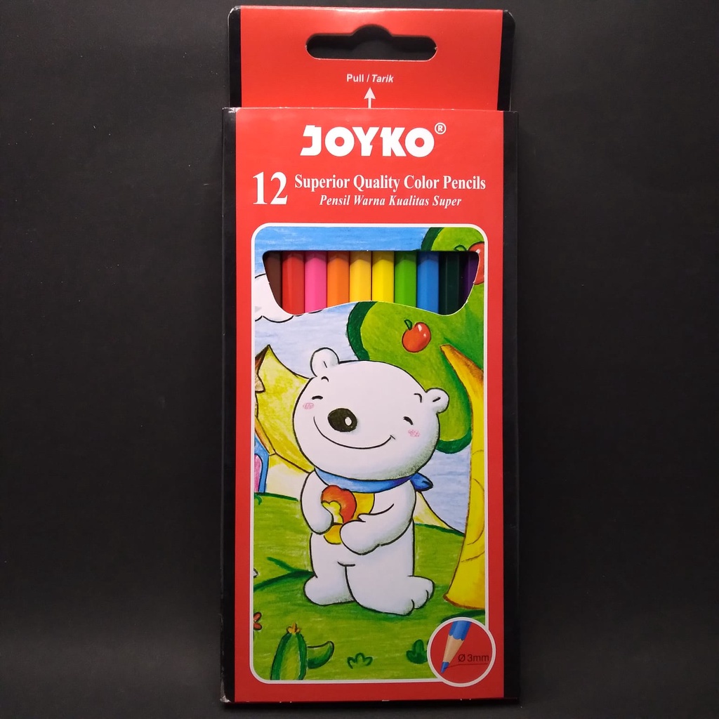 

PENSIL WARNA JOYKO 12 WARNA