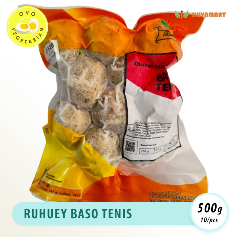 

Ruhuey Baso Tennis Isi 10pcs 500gr / Big Stewed Meat Ball Vegetarian