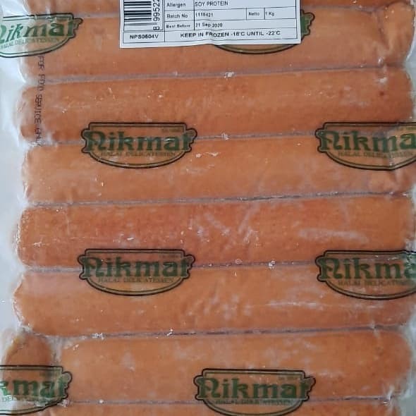 

Sosis Sapi Jumbo Premium merk Nikmat kemasan 1 kg