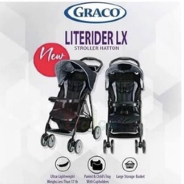 Stroller Baby Graco Literider LX / Kereta Dorong Bayi