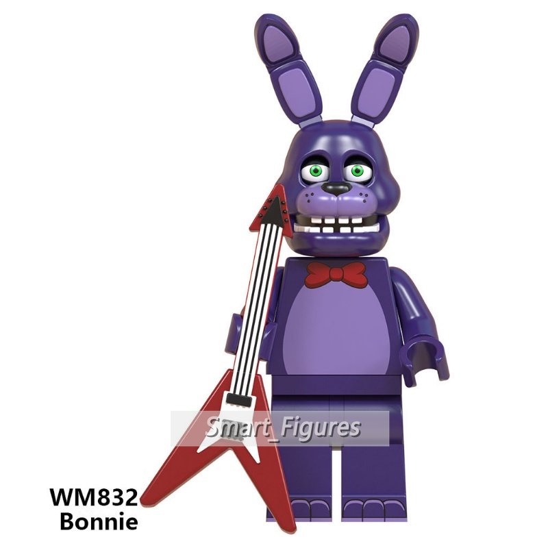 Chica Minifigures Mainan Hadiah Golden Freddy Freddy Foxy Spintraft Bonnie Lima Malam Di Angka Mini Freddy WM6074