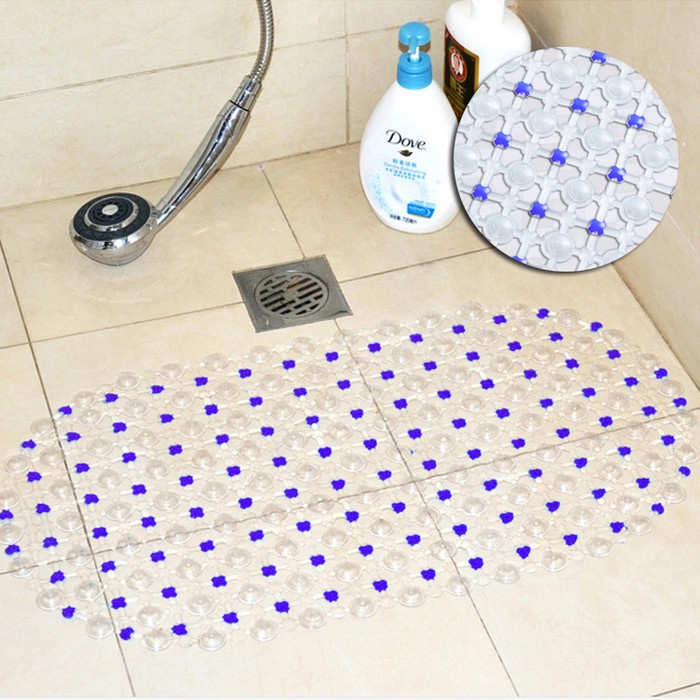 (SerbaSerbi)Alas Lantai Kamar Mandi Anti Licin Bath Mat -Asm / Keset Toilet Kamar Mandi Anti Slip Pvc