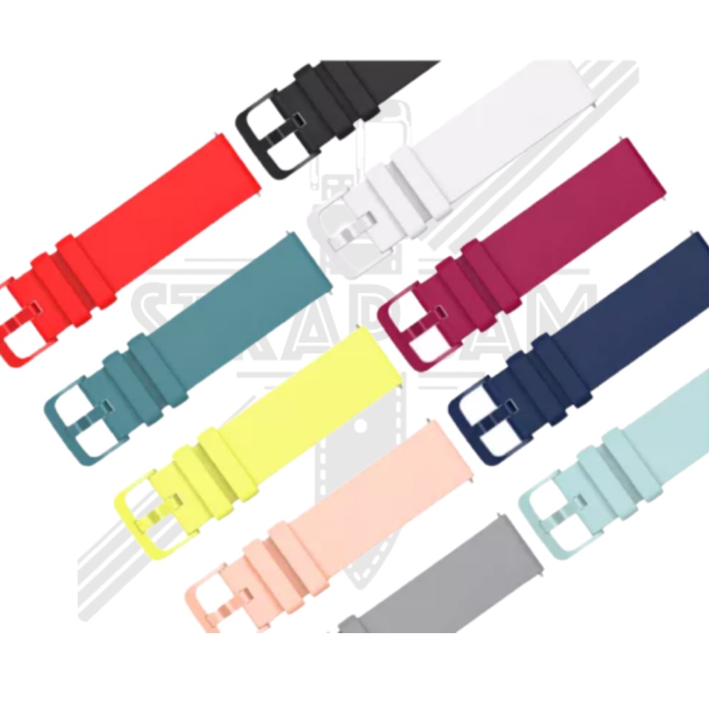 PWK Tali Jam Tangan Aukey LS02 LS-02 - Strap 20mm Rubber Silikon Aneka Warna