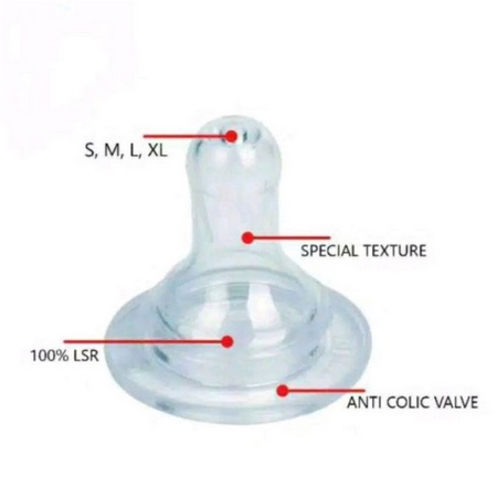 Dodo Nipple Silicone Anti Colic Mix Toples