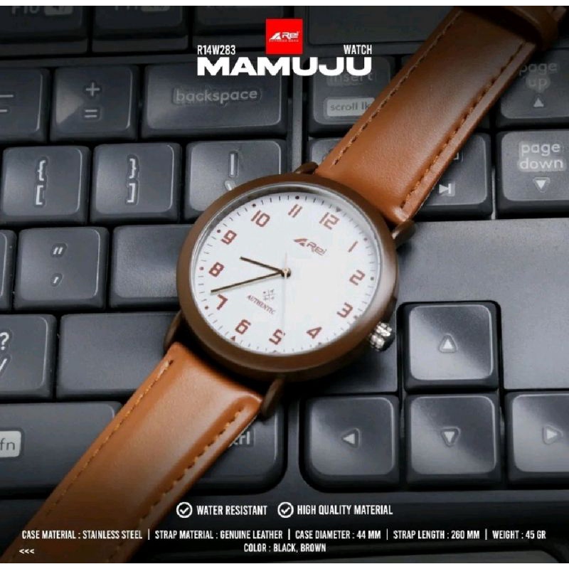 JAM TANGAN DIGITAL REI MAMUJU | JAM KULIT REI MAMUJU