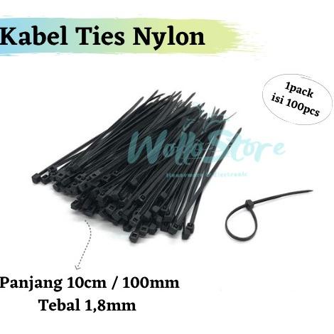 

Kabel Ties Hitam 10Cm / 15Cm / 20Cm / 25Cm / 30Cm Harga 1Pack 100Pcs