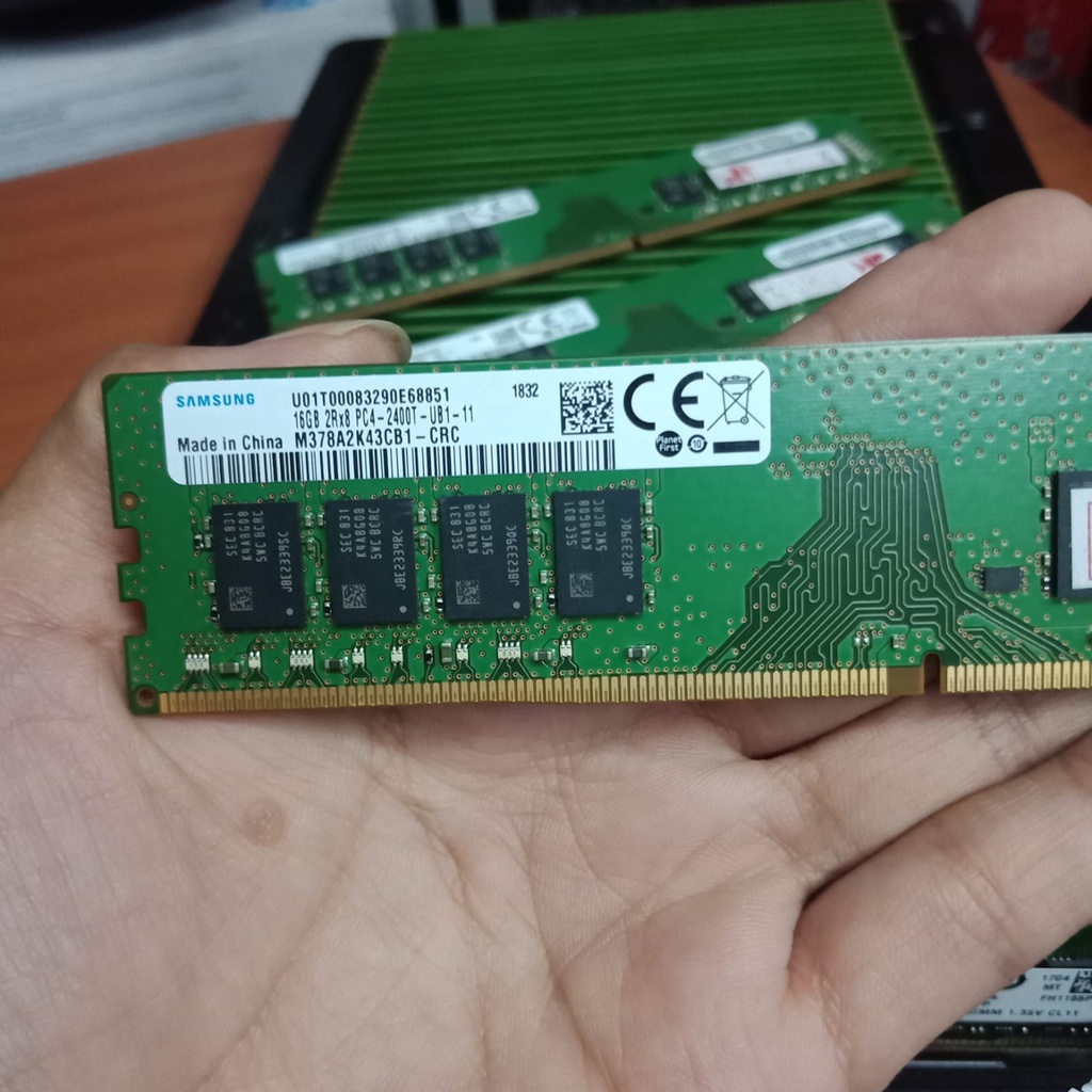 memory ram server 16gb ddr4 pc4-2400t for dell t30/samsung khusus server