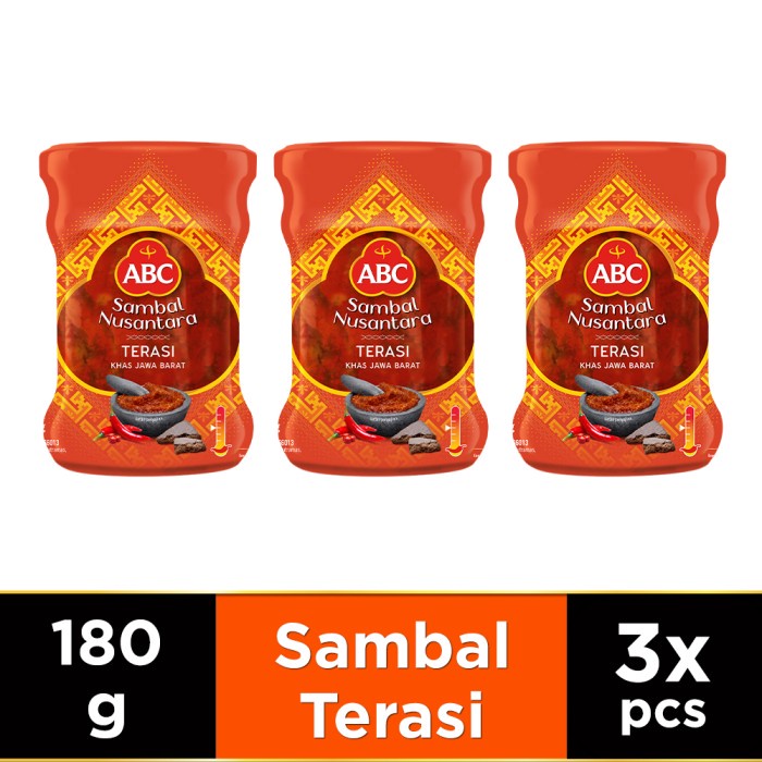 

ABC Sambal Terasi 180 g - Multipack 3 pcs