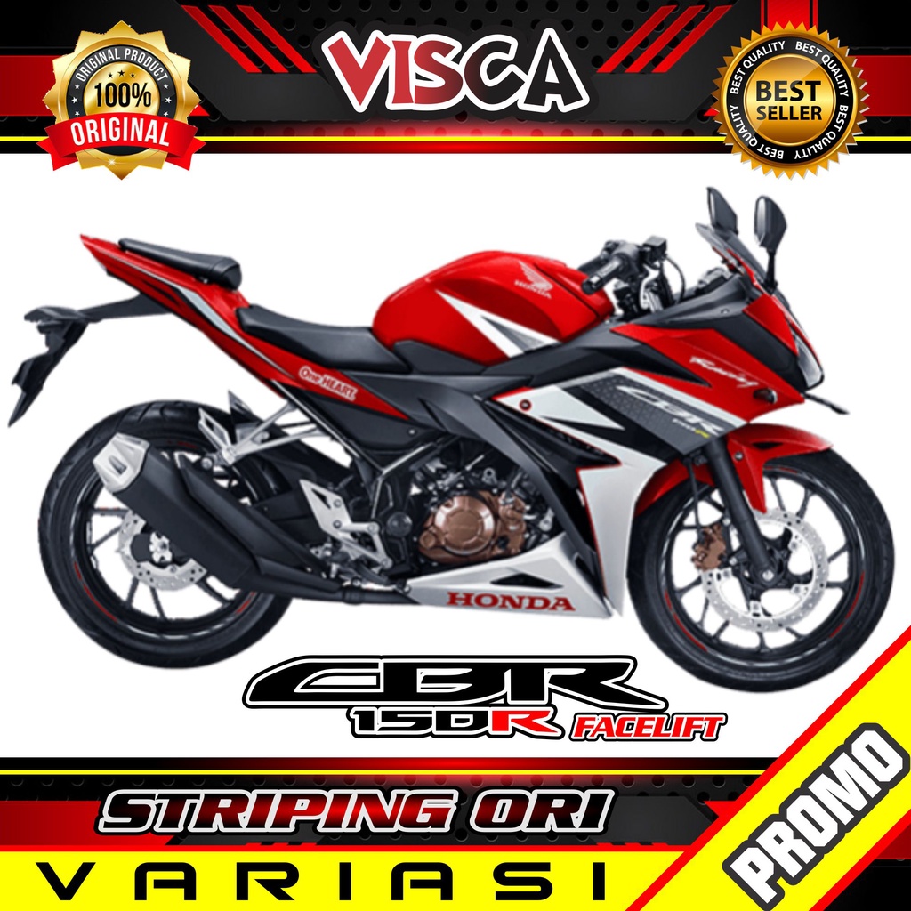Striping Ori Cbr 150r Facelift 2017 - 2020