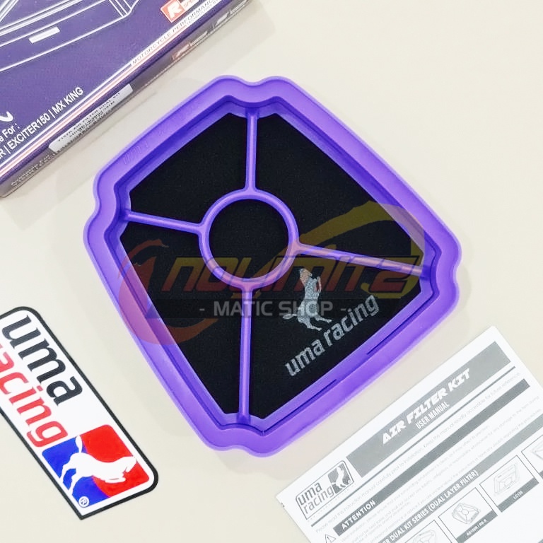 Air Filter Udara Uma Racing Dual Kit Saringan Hawa MX King