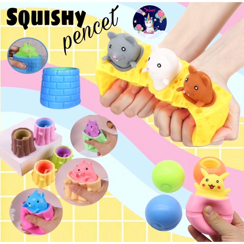 Mainan Pop it Squishy Karet Silikon/ Mainan pencet / Squeeze /Penghilang stress