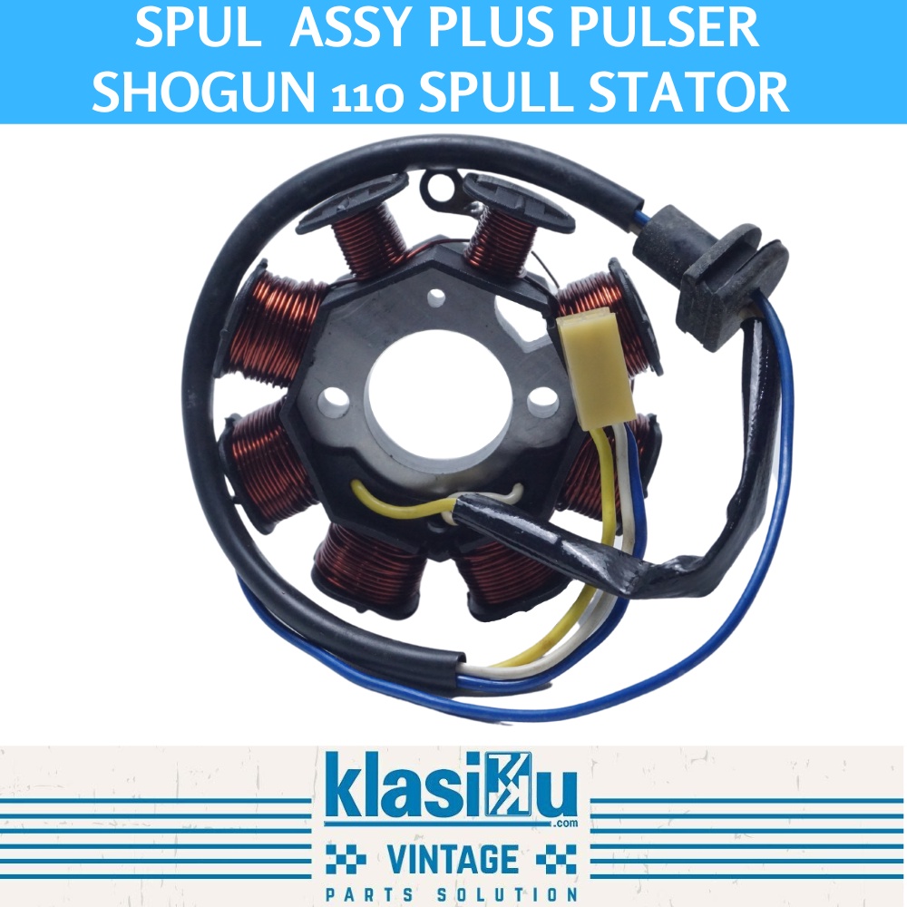 Spul  Assy Plus Pulser Shogun 110 Spull Stator Assy Plus Pulser Shogun 110