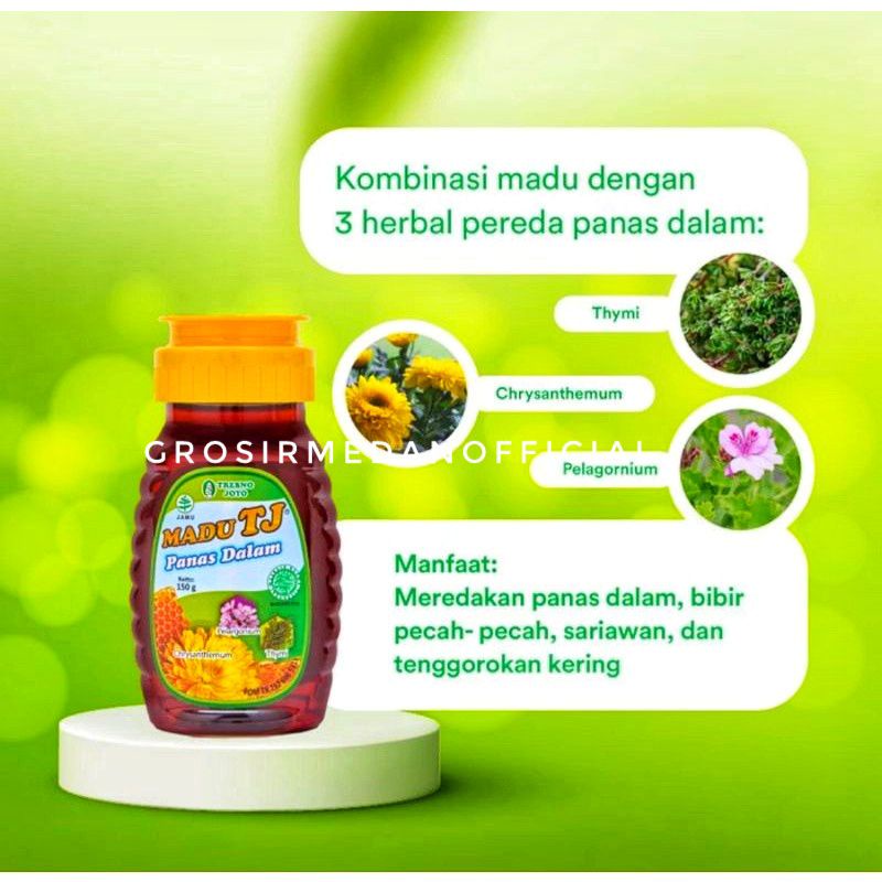 MADU TJ PANAS DALAM BOTOL 150 G DAN BOX ISI 5S - PEREDA PANAS DALAM ALAMI MADU KOMBINASI HERBAL