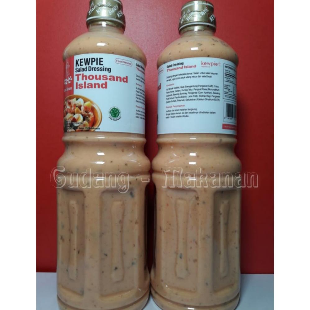 

[BAYAR DITEMPAT] Kewpie Salad Dressing Thousand Island 1 Liter