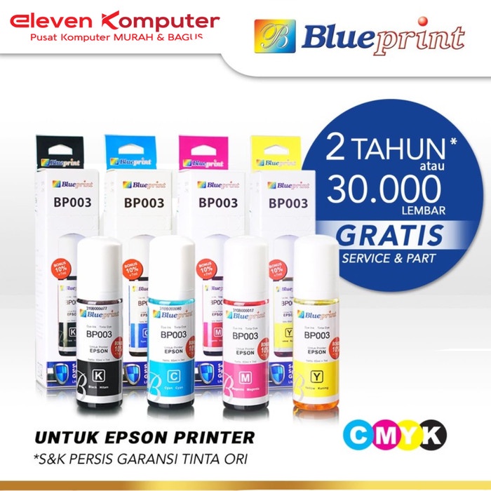 Tinta Epson 003 Blueprint 003 For Printer Epson L1110, L3110