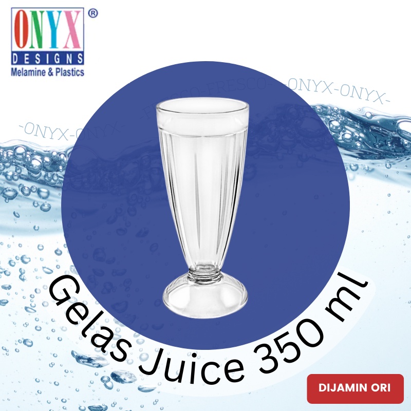 Gelas Juice 350ml - Jus - Syrup - Sirup - Es Teh - Kopi - Gelas Cafe - Kafe