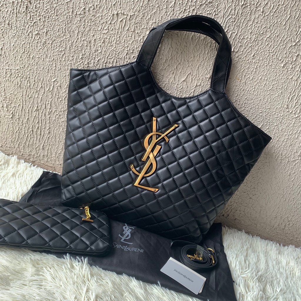 LUXY LX2293 TAS TOTE WANITA ICARE MAXI SHOPPING DAPAT POUCH + DUSTBAG KUALITAS PLATINUM VIP PLATINUM 1:1