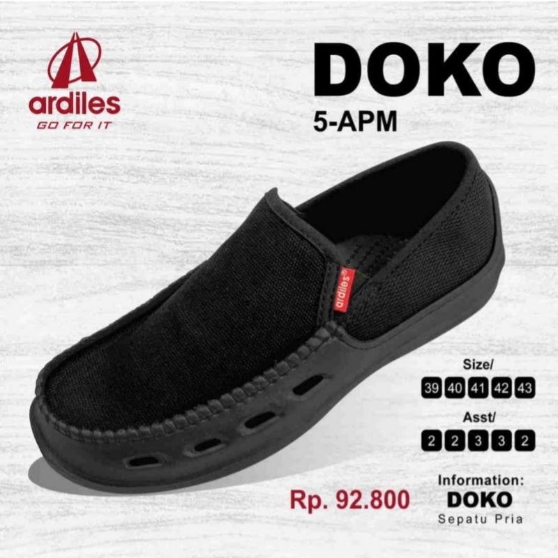 Sepatu SLIP On Sepatu kasual Sepatu Pria Sepatu karung sepatu ardiles